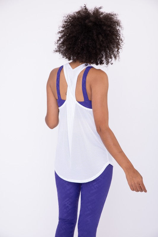 Twisted Mesh Tank Top