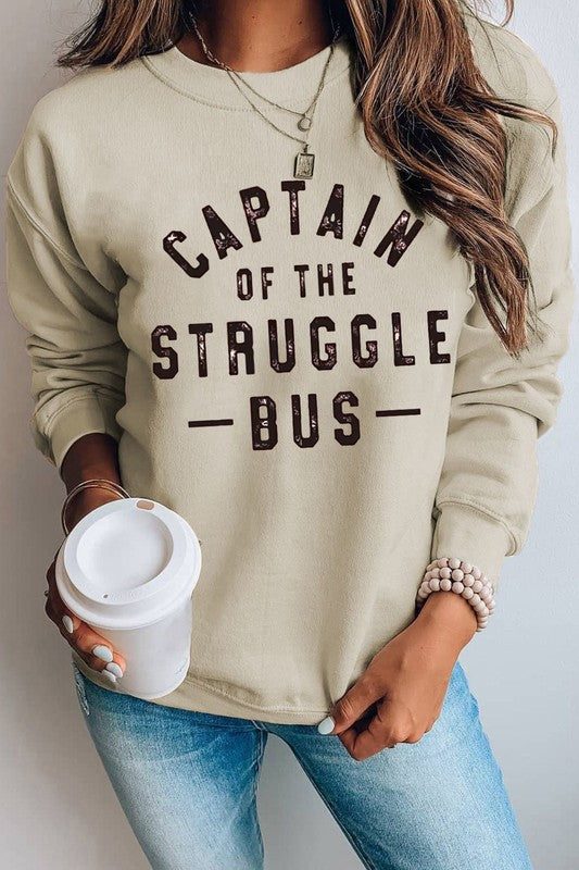 Captain of the Struggle Bus Pullover